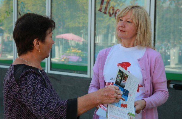 Акция против фальсификаций в Калинковичах