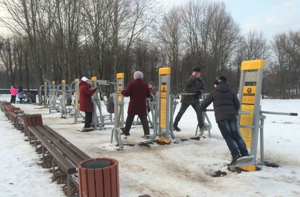 Активисты начали кампанию за установку в Гомеле уличных тренажеров