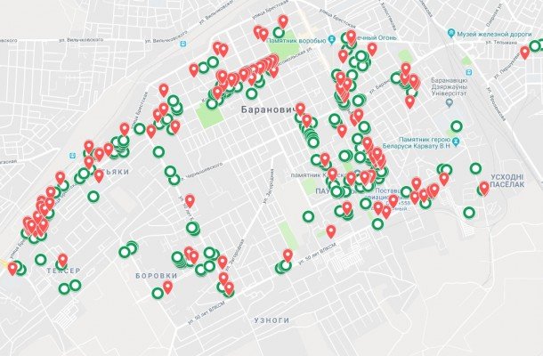 В Барановичах создана карта безбарьерной среды