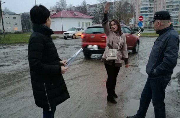 Активисты Движения «За Свободу» требуют провести в район Барановичей канализацию