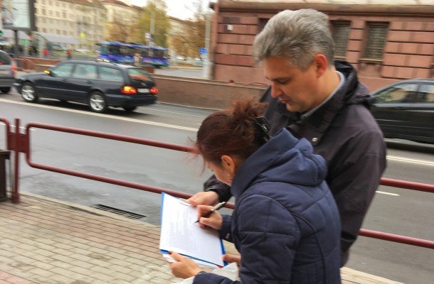 Члены Движения «За Свободу» собирали подписи за изменения в земельное законодательство