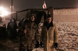 На защитников Куропат напали неизвестные